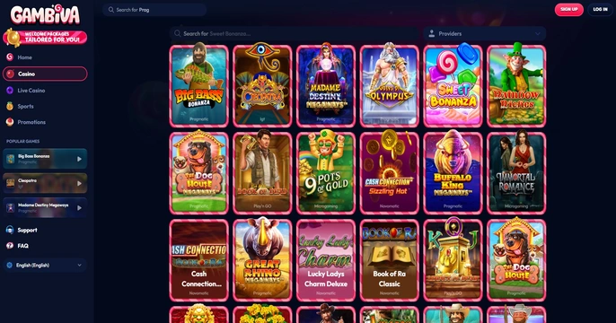 Gambiva Casino Bonus